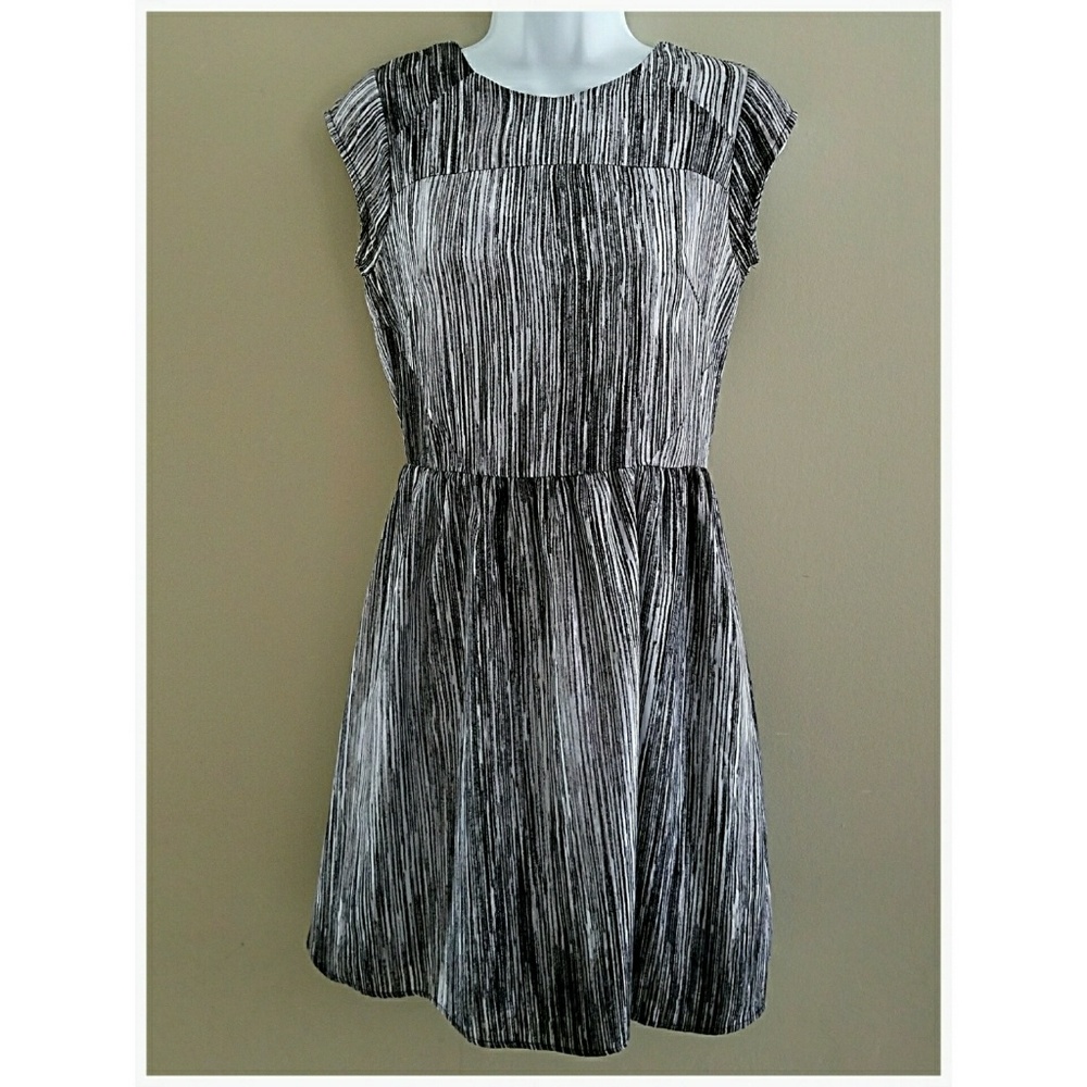 ⭐HP! Fit and Flare Striped Dress